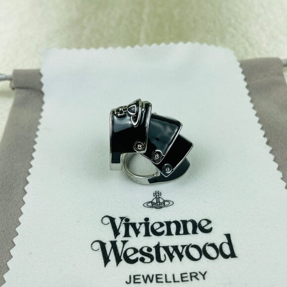 Vivienne Westwood black ring - Picture 9 of 9